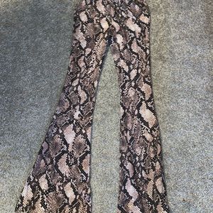 Snake skin pants